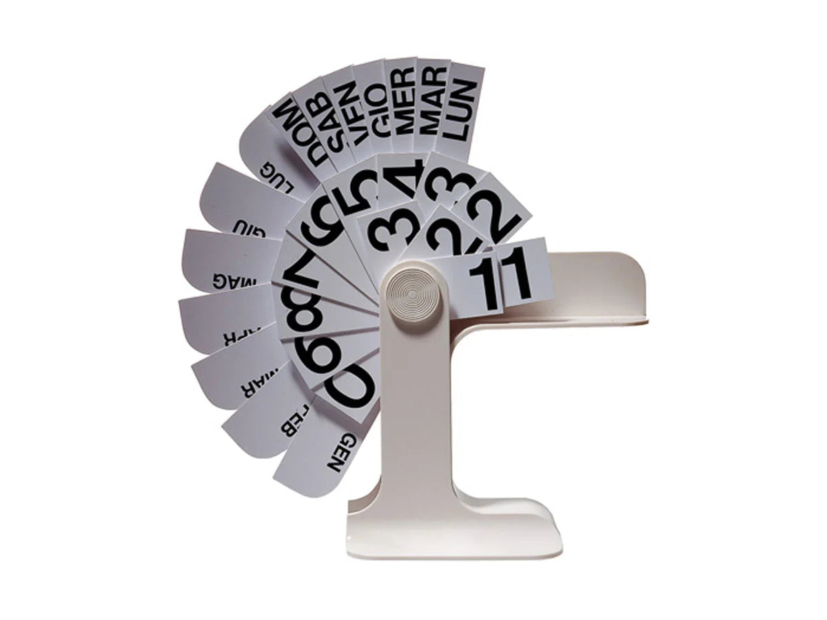 Calendario da tavolo Timor, Bianco, Italiano