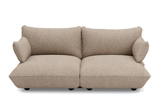 Divano Sumo,medium, l.210,5 x p.108 x h.90 , bouclè marrone