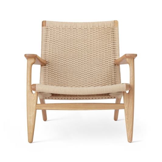 CH25 LOUNGE SEATING SED.NATURAL CORD/FIN. ROVERE OLIO
