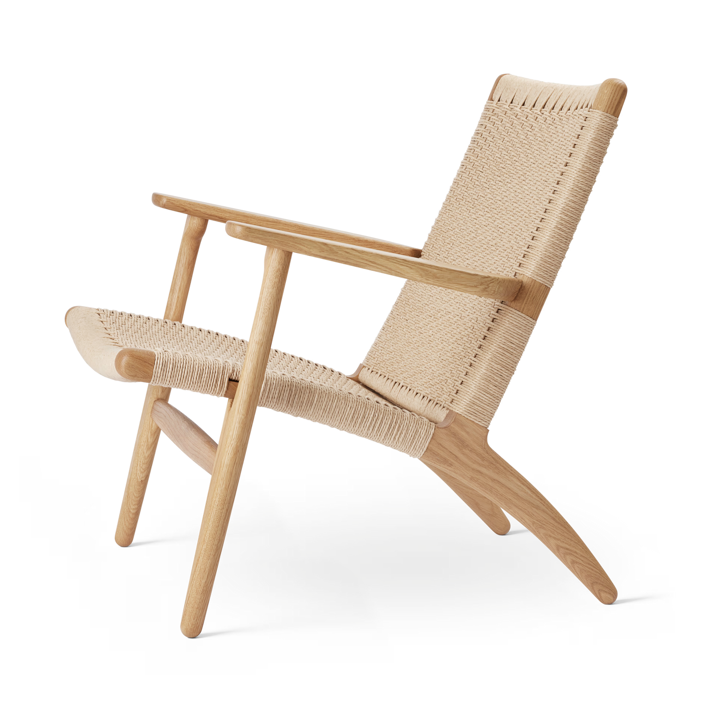 CH25 LOUNGE SEATING SED.NATURAL CORD/FIN. ROVERE OLIO