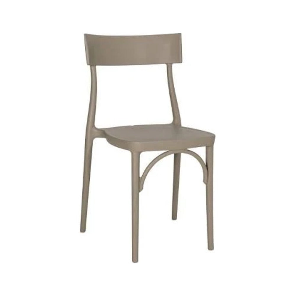 Sedia Milano 2015 Colico, Tortora - vista frontale | #color_Tortora