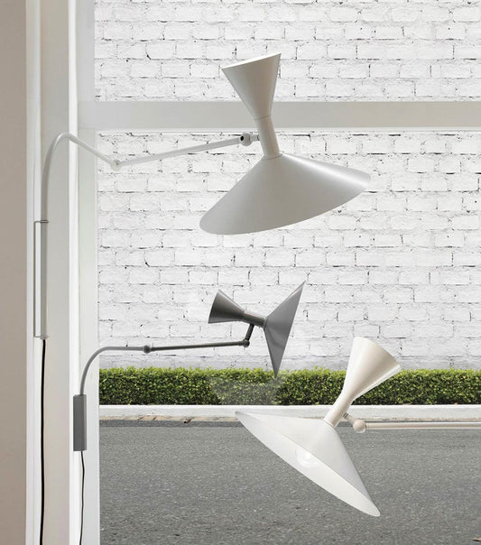 Wall Lamp, Lampe de Marseille Mini, Matt Grey