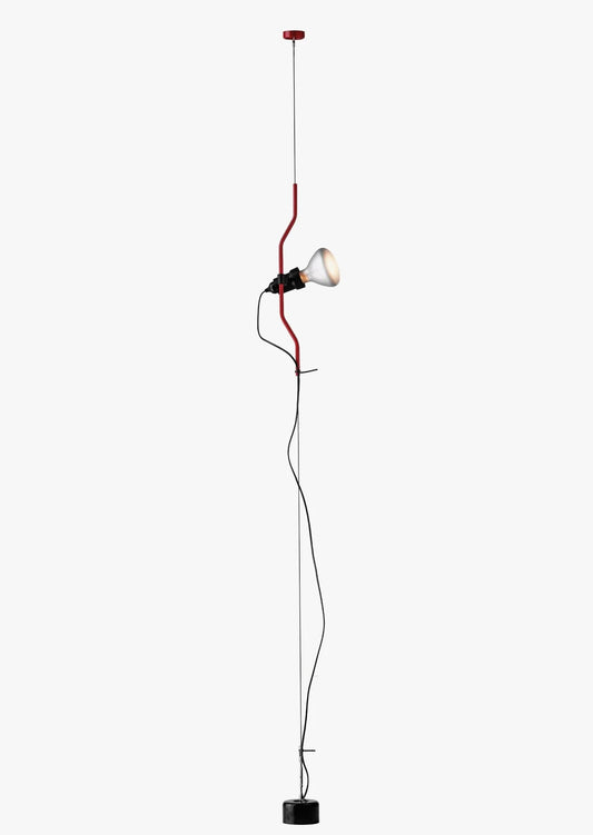 Parentesi Lamp with Dimmer, Red