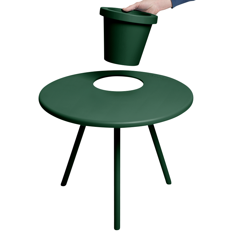 Tavolino Bakkes, Emerald Green