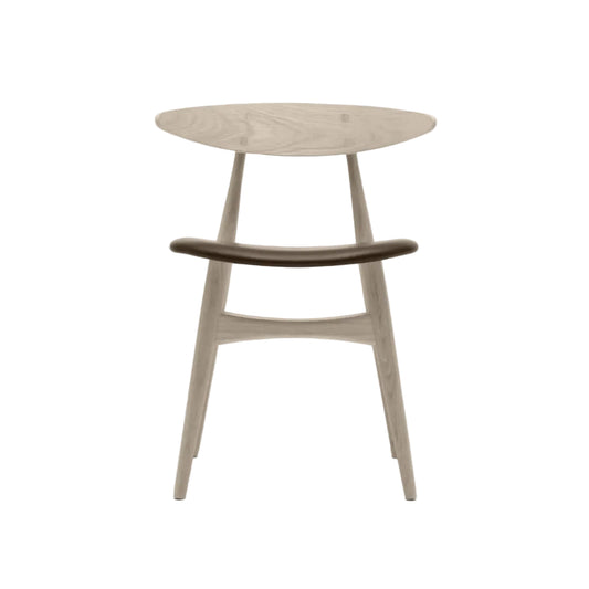 CH33P Chair, Soap Treated Oak, Thor Leather 306