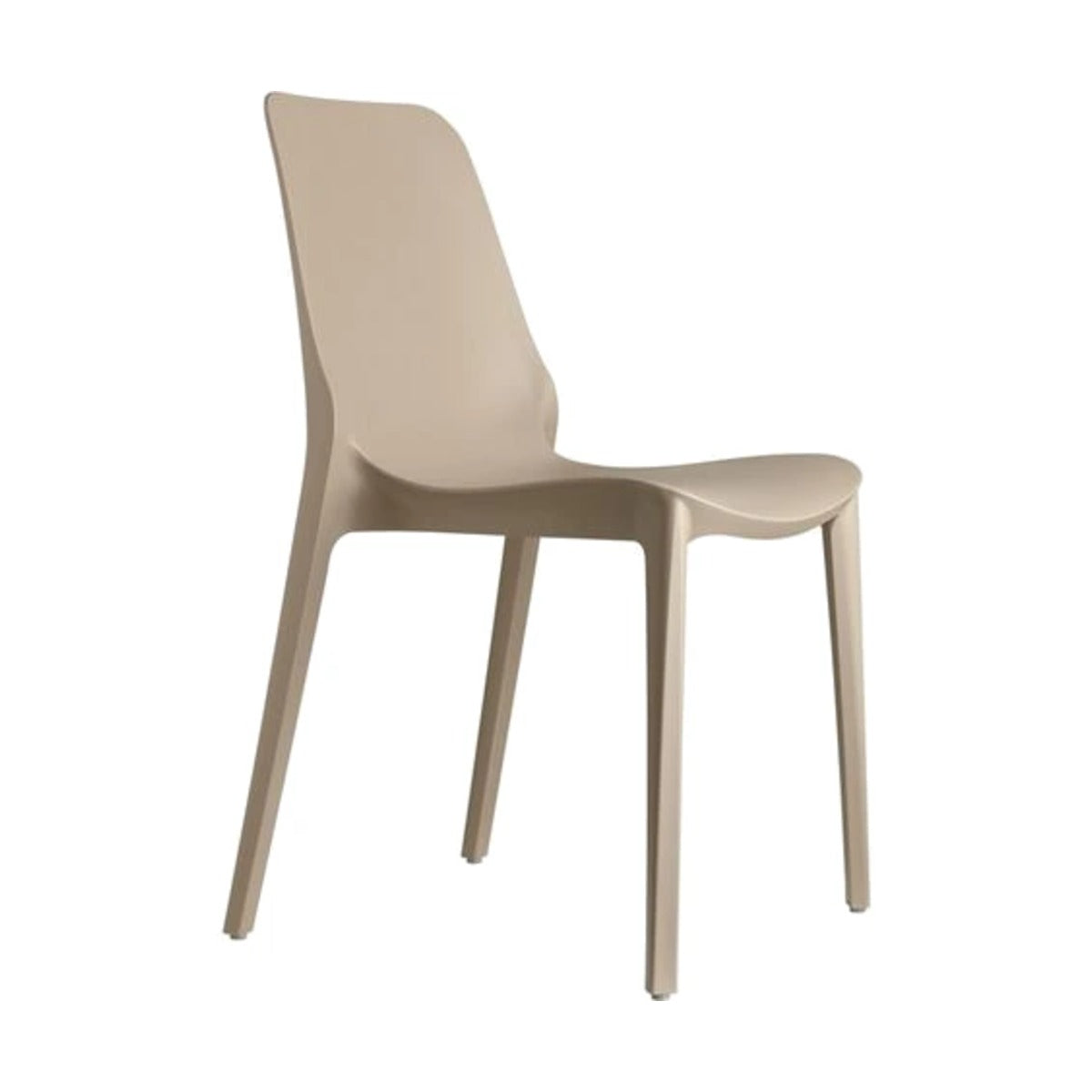 Sedia Ginevra Scab, Tortora Go Green - vista laterale 3/4 | #color_Tortora gogreen