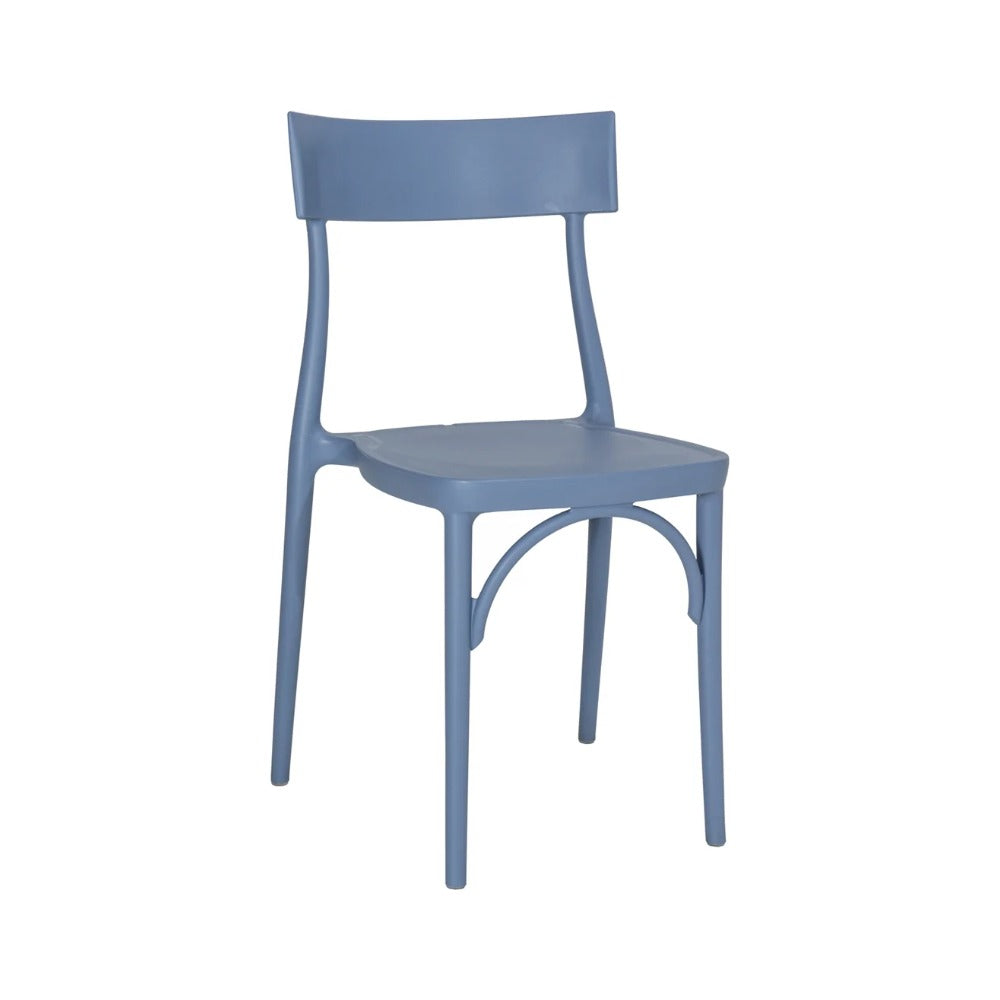 Sedia Milano 2015 Colico, Azzurro avio - vista frontale | #color_Azzurro avio