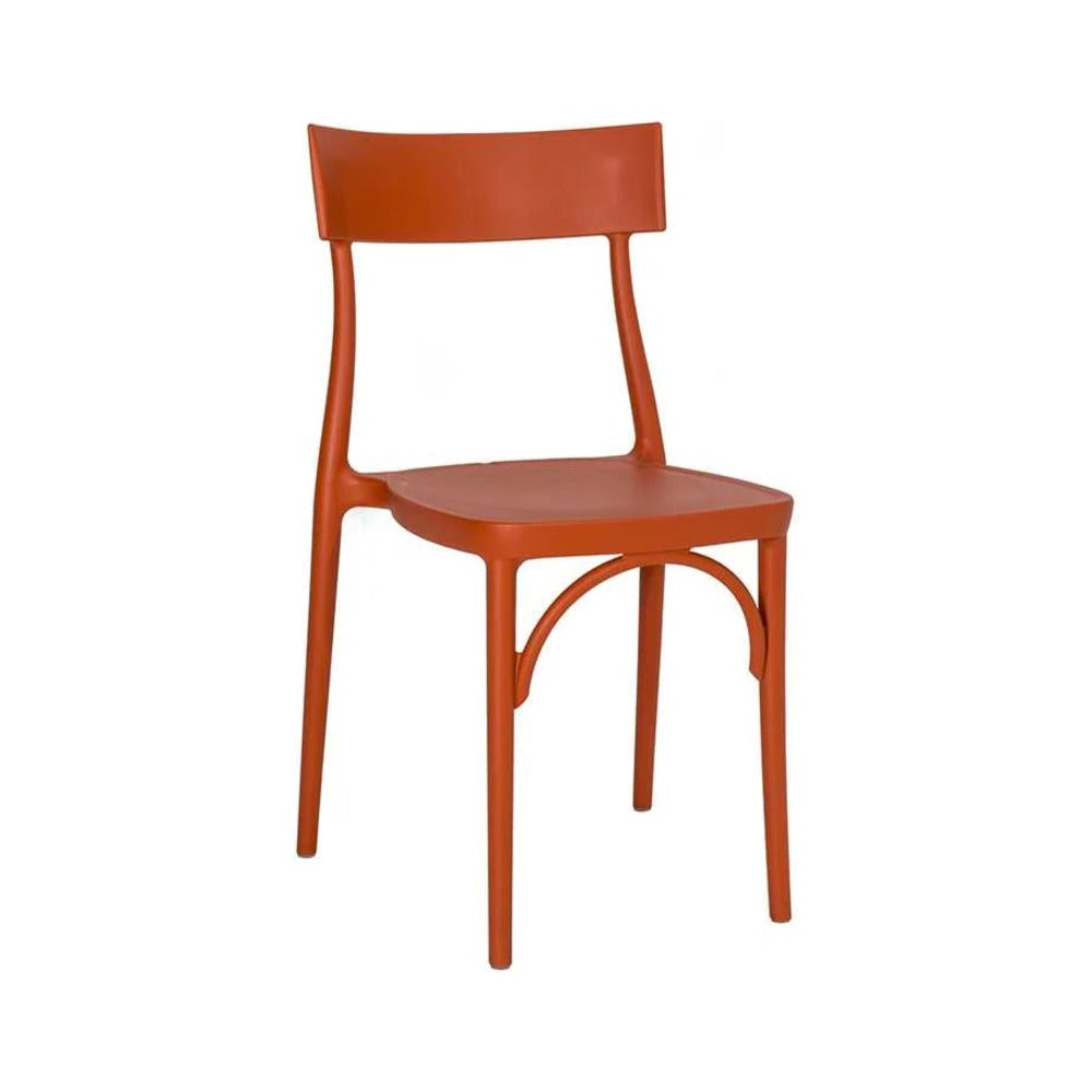 Sedia Milano 2015 Colico, Arancio ruggine - vista frontale | #color_Arancio ruggine