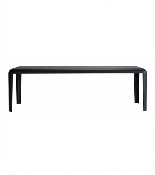 Indoor/Outdoor Iron Table, Black, 240x85