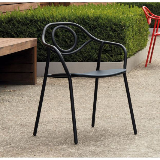 BLACK ZAHIR ARMCHAIR 