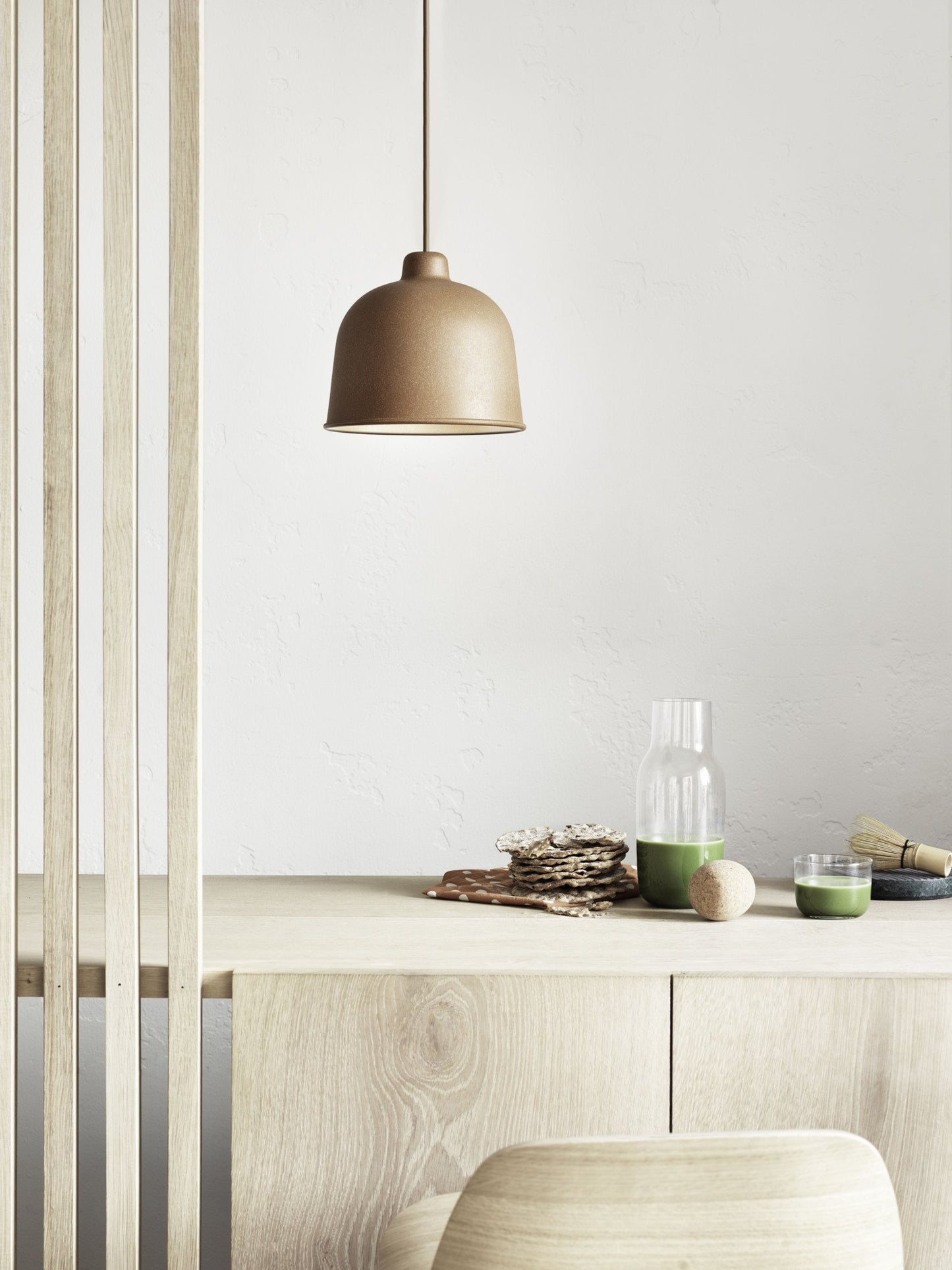 GRAIN NATURE LAMPADA SOSPENSIONE MARRONE