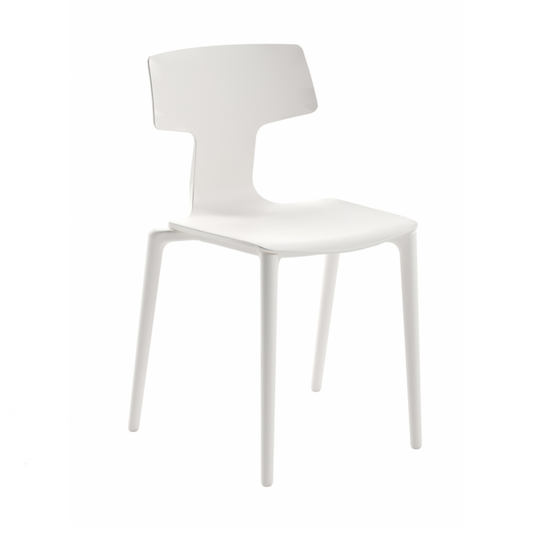 SPLIT PLASTIC CHAIR WHITE