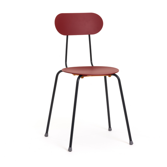 MARIOLINA CHAIR ANTHRACITE/BORDEAUX