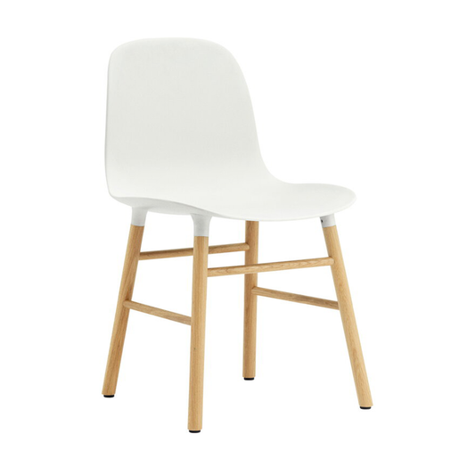 FORM WHITE/OAK CHAIR 