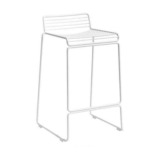 HEE BAR STOOL H65 WHITE
