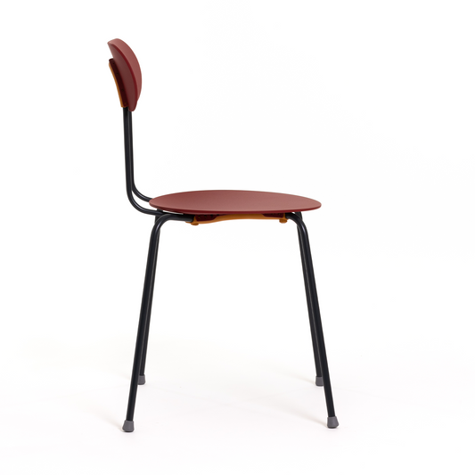 Chair Mariolina Anthracite/Bordeaux