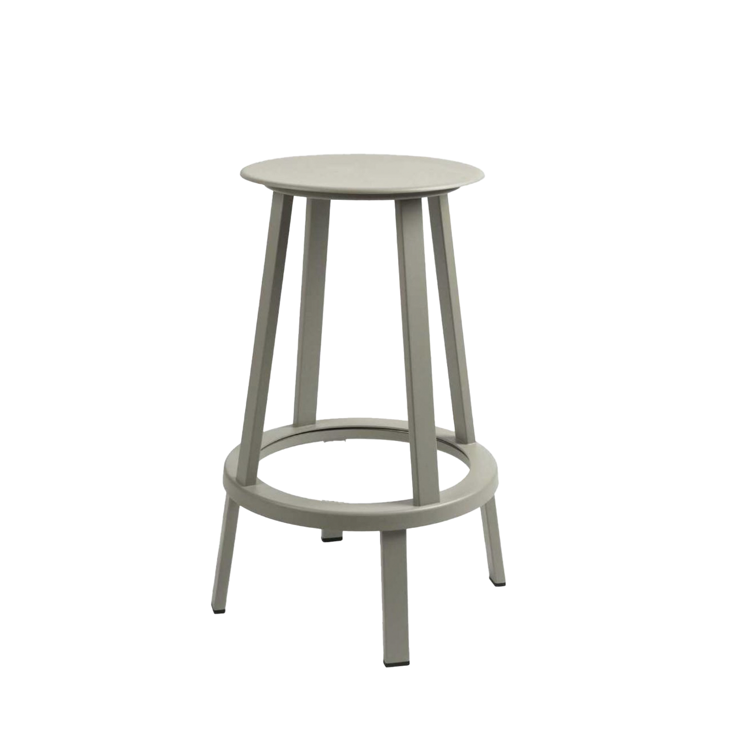 REVOLVER BAR STOOL H65 LOW SKY GREY