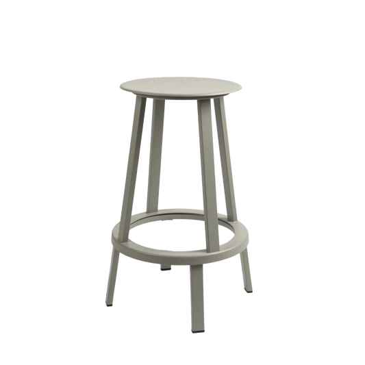 REVOLVER BAR STOOL H65 LOW SKY GRAY 